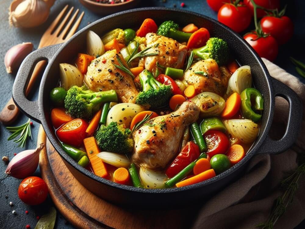 A Culinary Masterpiece Easy One-Pot Chicken and Vegetable Stew Unveiled