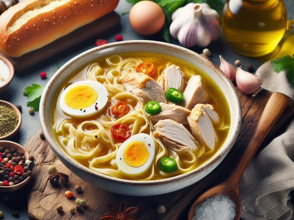 Traditional Homemade Chicken Noodle Soup